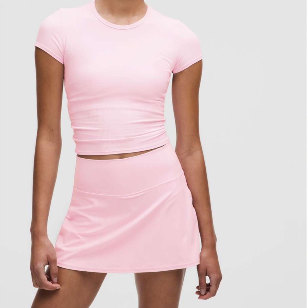 NWT!🍋🍋Lululemon All It Takes Back-Twist Ribbed Short Sleeve Shirt🍋🍋. Size 14.